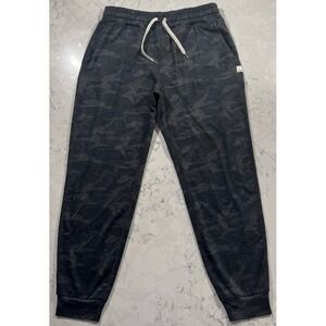 Vuori Performance Jogger Pants Womens Small Black Camo Relaxed Fit Stretch VW303